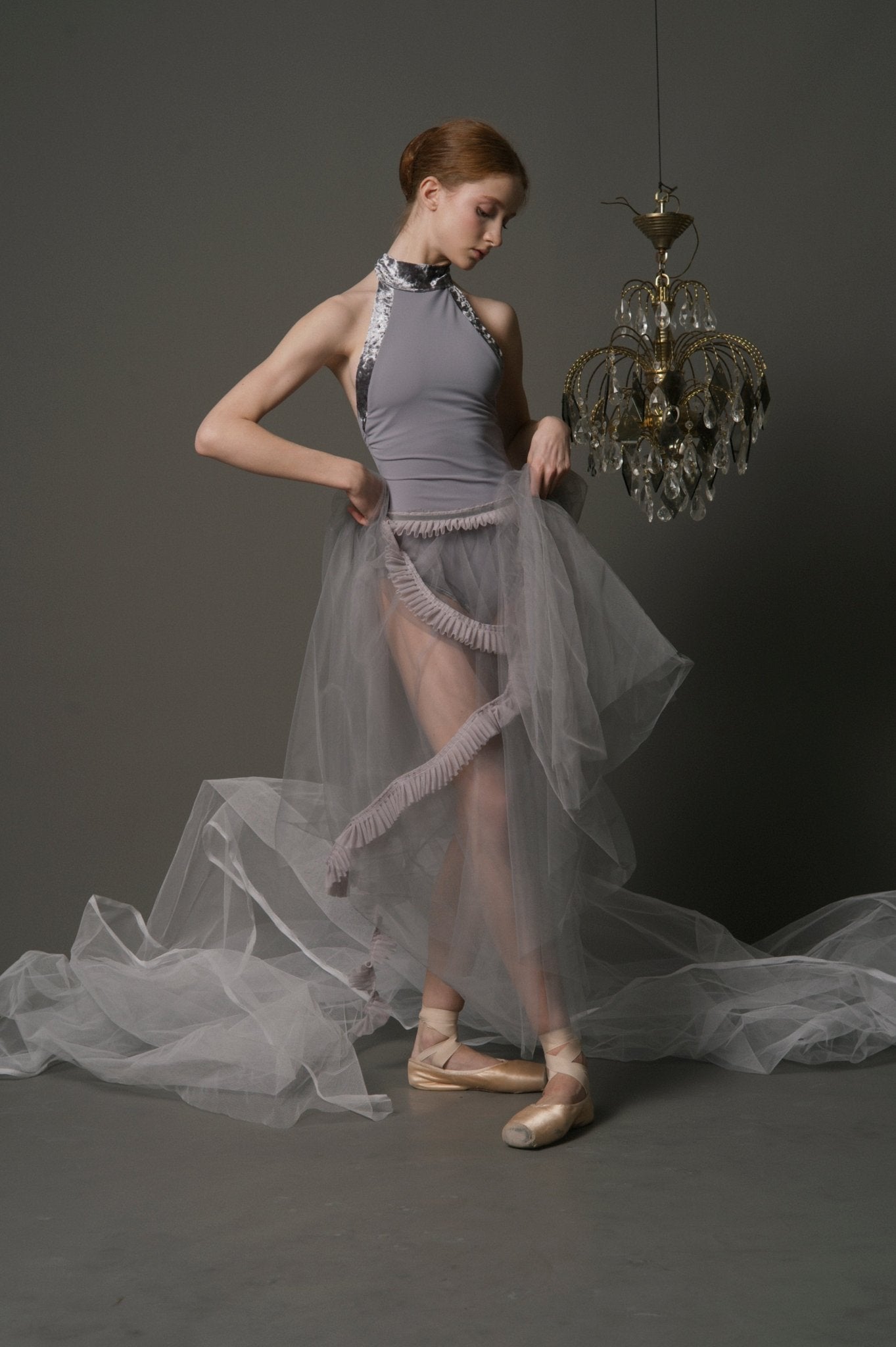 Susha More Etoile Halter Neck Leotard - Silver Grey - THE COLLECTIVE DANCEWEARSusha More Etoile Halter Neck Leotard - Silver GreymLeotardTHE COLLECTIVE DANCEWEAR