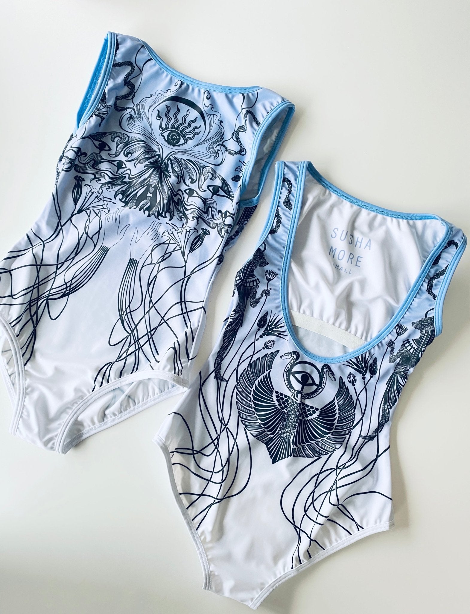 Susha More Sphinx Tank Leotard - Blue COLLECTIVE Susha More Sphinx Tank Leotard - Blue#mLeotardTHE COLLECTIVE DANCEWEAR