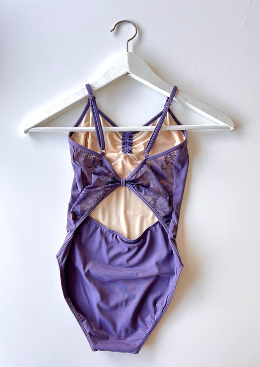The Classic Camisole Leotard with Lace Bow Back - Light Plum - THE COLLECTIVE DANCEWEARThe Classic Camisole Leotard with Lace Bow Back - Light Plum#mLeotardTHE COLLECTIVE DANCEWEAR