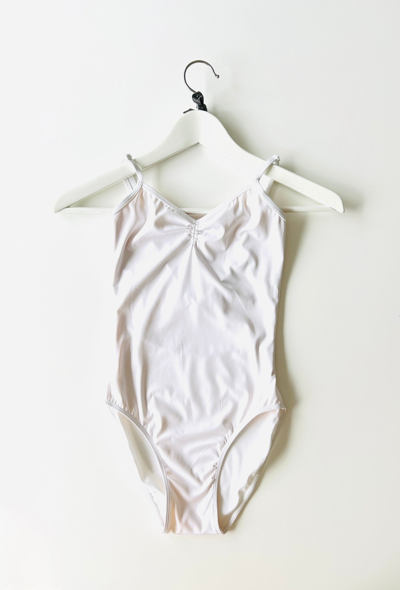 The Classic Camisole Leotard with Lace Bow Back - White - THE COLLECTIVE DANCEWEARThe Classic Camisole Leotard with Lace Bow Back - White#mLeotardTHE COLLECTIVE DANCEWEAR