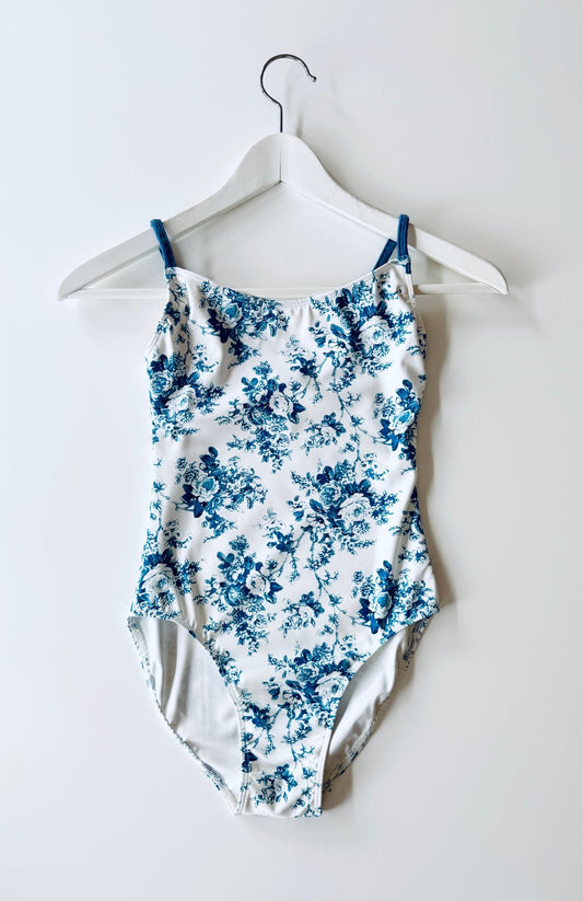 The Floral Camisole - Blue and White - Collective DancewearThe Floral Camisole - Blue and WhitemLeotardCollective Dancewear