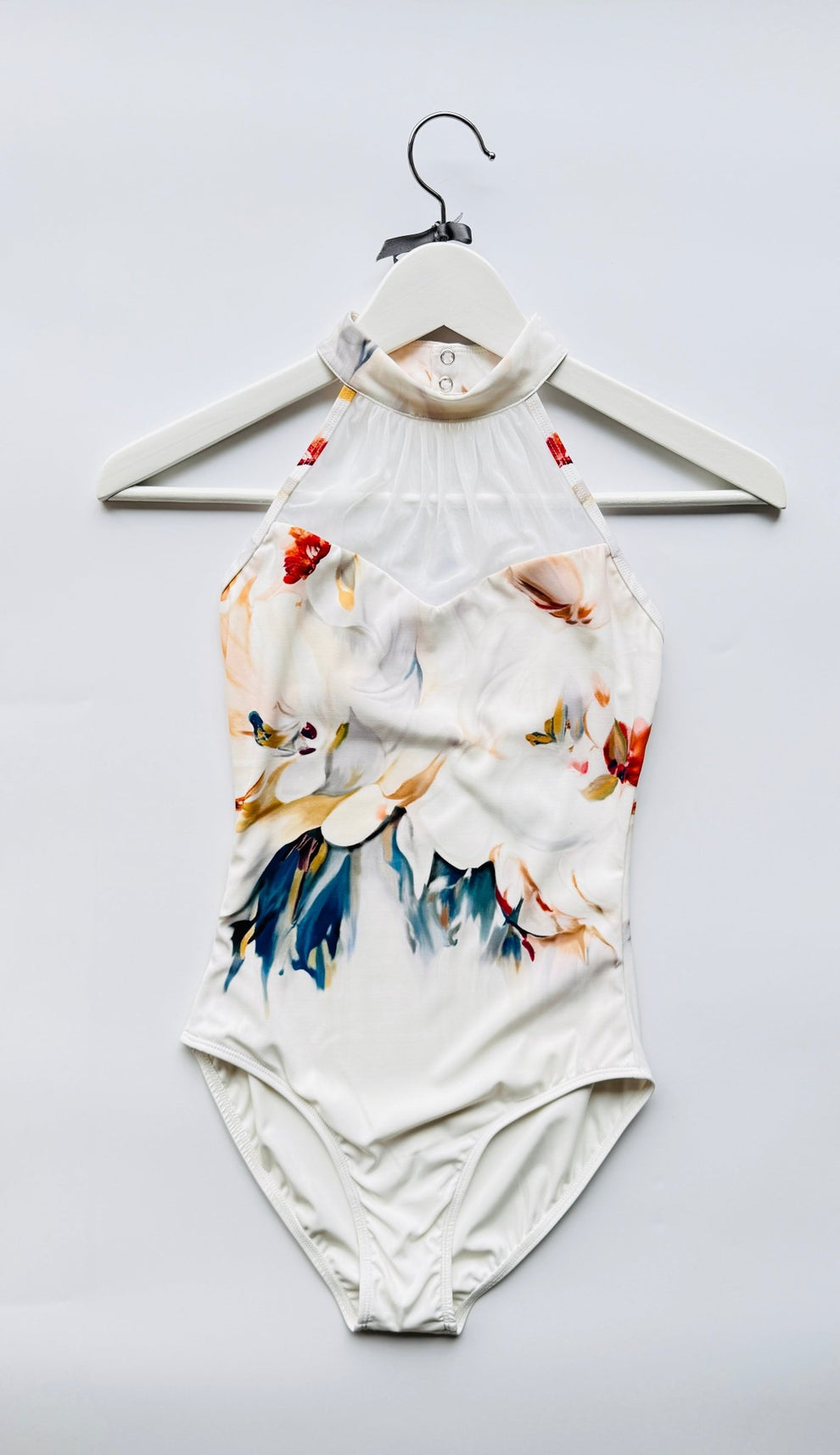 The Sweetheart High Neck Leotard - Abstract Water Colours – THE ...