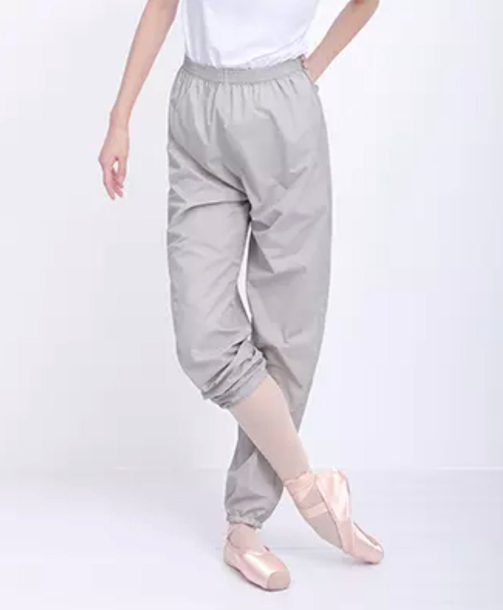 Trash Bag Pants, Grey - THE COLLECTIVE DANCEWEARTrash Bag Pants, Grey#mWARMUPSTHE COLLECTIVE DANCEWEAR