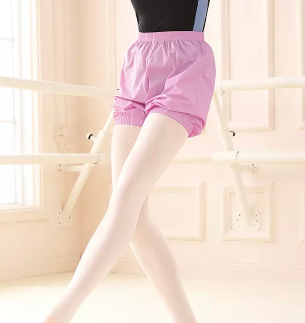 Trash Bag Shorts -Rose Pink - THE COLLECTIVE DANCEWEARTrash Bag Shorts -Rose Pink#mWarmupsTHE COLLECTIVE DANCEWEAR