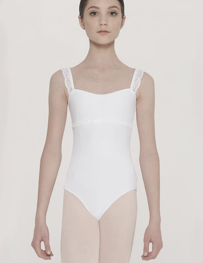 Wear Moi Erine Leotard Kids - White - THE COLLECTIVE DANCEWEARWear Moi Erine Leotard Kids - White#mLeotardTHE COLLECTIVE DANCEWEAR