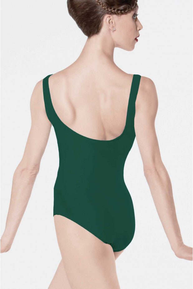 Wear Moi Faustine Camisole Leotard - Forest Green - THE COLLECTIVE DANCEWEARWear Moi Faustine Camisole Leotard - Forest Green#mLeotardTHE COLLECTIVE DANCEWEAR