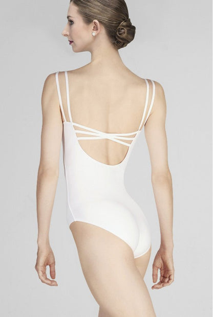 Wear Moi Mauve Camisole Leotard - White - THE COLLECTIVE DANCEWEARWear Moi Mauve Camisole Leotard - WhitemLeotardTHE COLLECTIVE DANCEWEAR