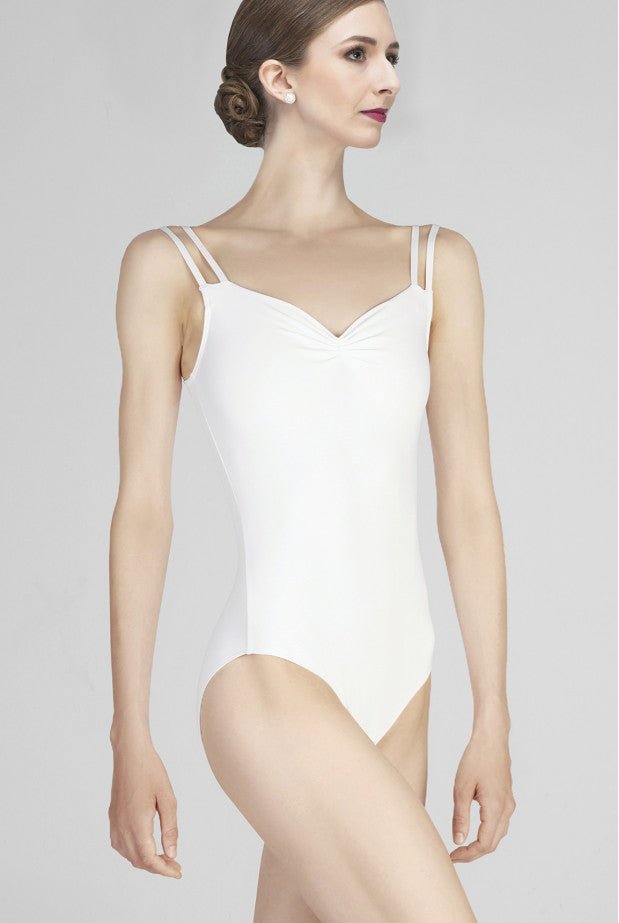 Wear Moi Mauve Camisole Leotard - White - THE COLLECTIVE DANCEWEARWear Moi Mauve Camisole Leotard - WhitemLeotardTHE COLLECTIVE DANCEWEAR