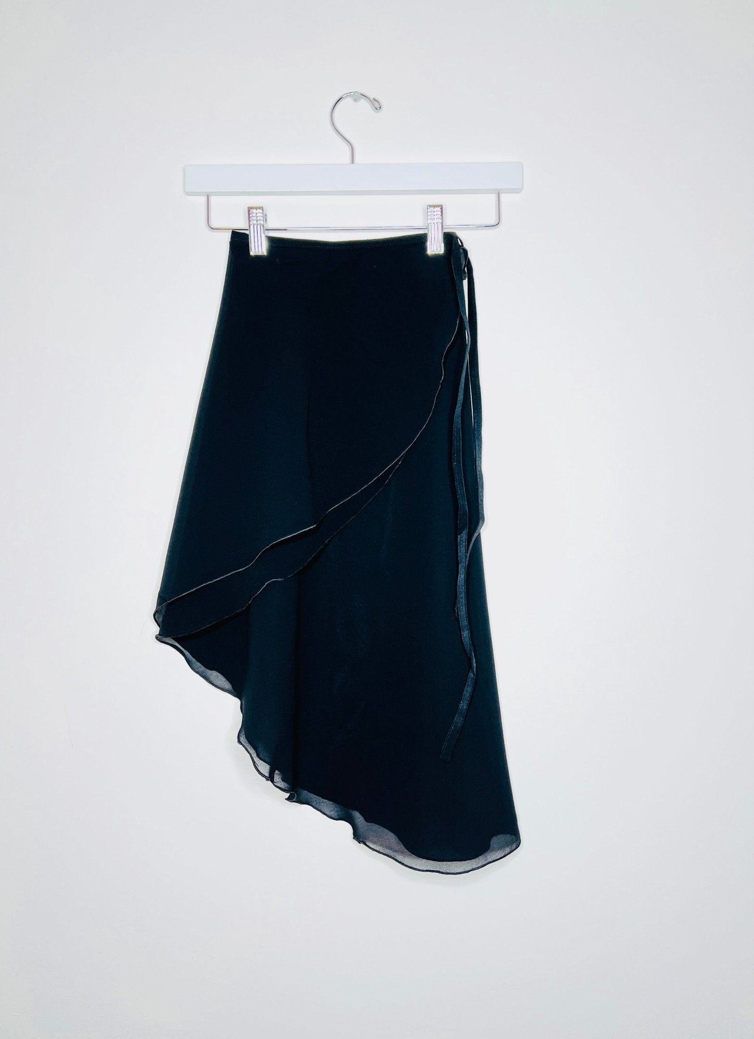 Wrap Skirt Long - Black - THE COLLECTIVE DANCEWEARWrap Skirt Long - Black#mSkirtTHE COLLECTIVE DANCEWEAR