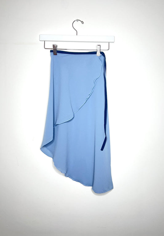 Wrap Skirt Long - Light Blue - THE COLLECTIVE DANCEWEARWrap Skirt Long - Light Blue#mSkirtTHE COLLECTIVE DANCEWEAR