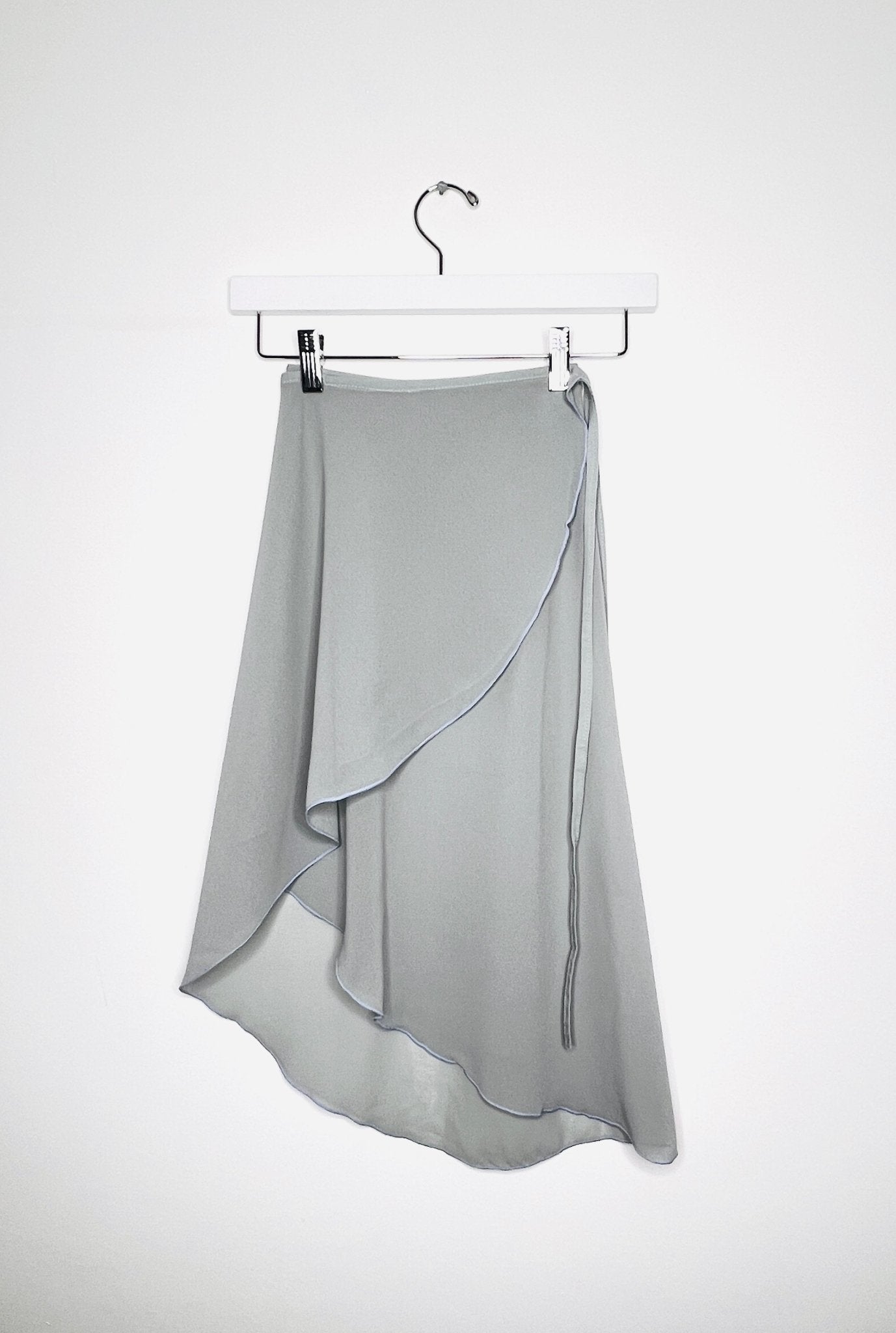 Wrap Skirt Long - Light Grey - THE COLLECTIVE DANCEWEARWrap Skirt Long - Light Grey#mSkirtTHE COLLECTIVE DANCEWEAR