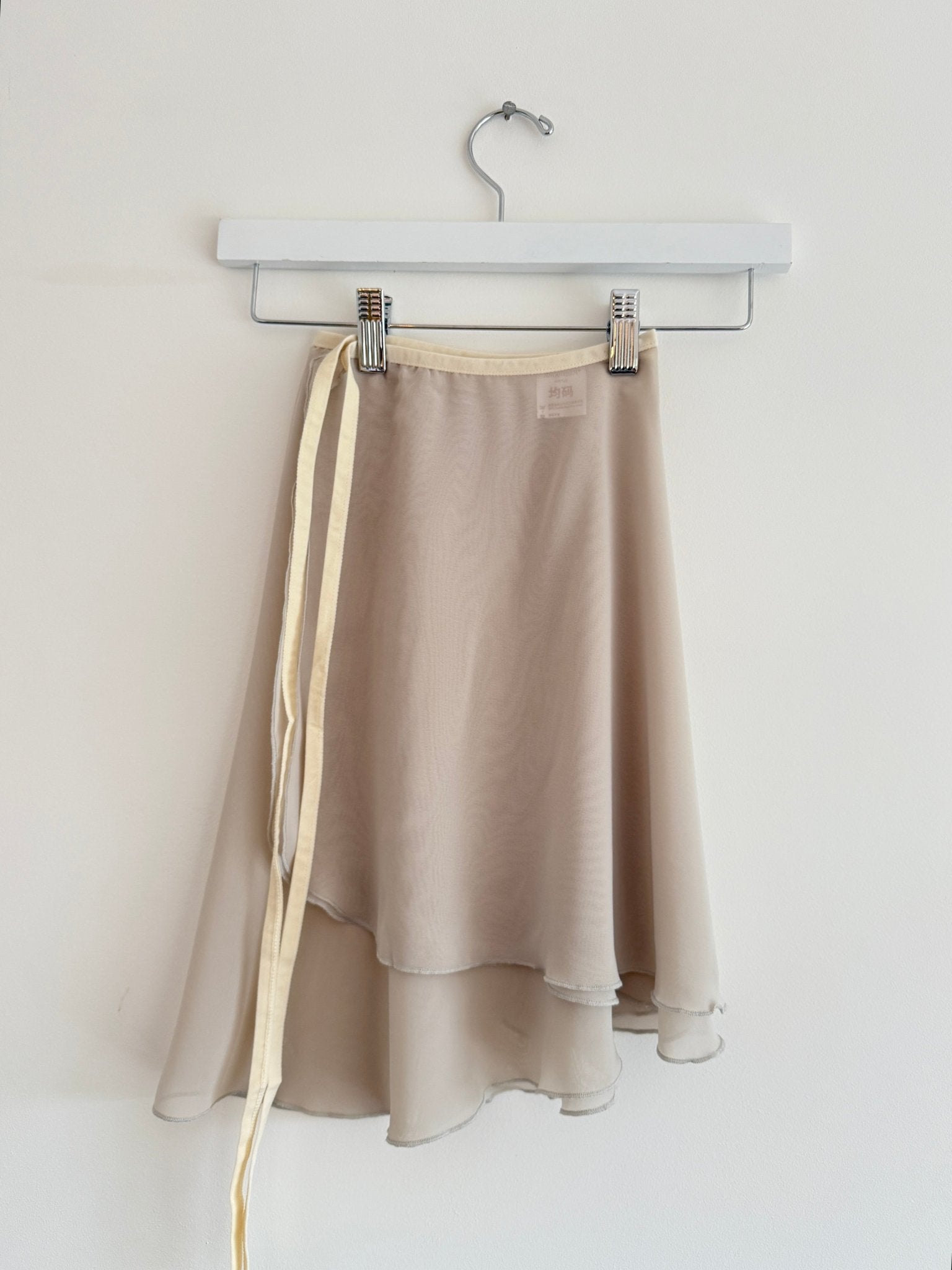 Wrap Skirt Mid Length - Light Mink Grey - THE COLLECTIVE DANCEWEARWrap Skirt Mid Length - Light Mink GreymSKIRTTHE COLLECTIVE DANCEWEAR