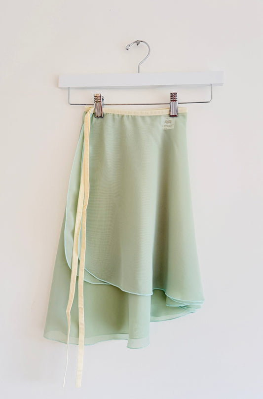 Wrap Skirt Mid Length - Pistachio Green - THE COLLECTIVE DANCEWEARWrap Skirt Mid Length - Pistachio GreenmSKIRTTHE COLLECTIVE DANCEWEAR
