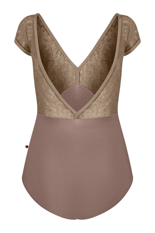 Yumiko Alicia V Neck Leotard - Star and Toffee - Collective DancewearYumiko Alicia V Neck Leotard - Star and ToffeemLeotardCollective Dancewear