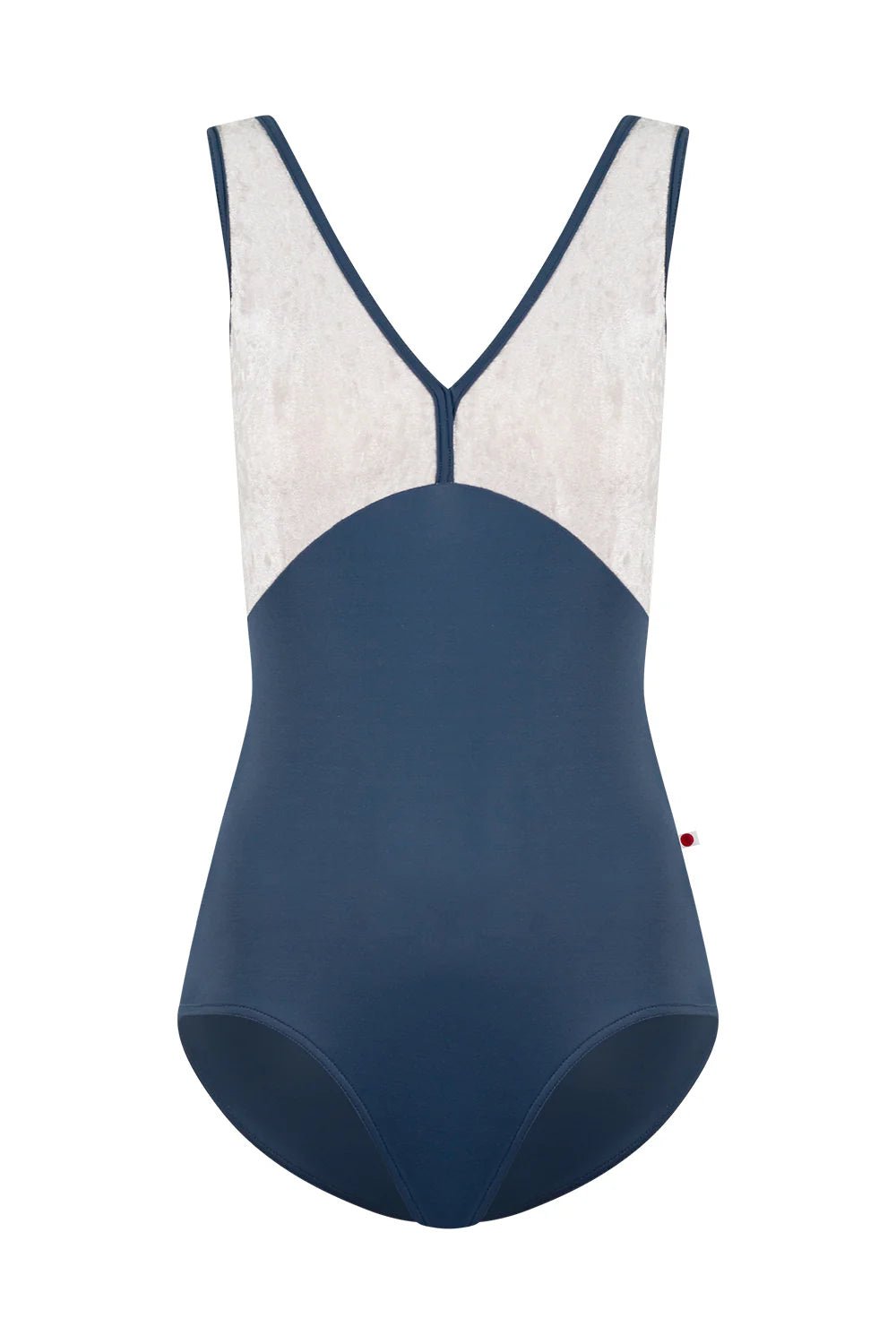Yumiko Alicia V Neck Leotard - Storm Blue and Silver - THE COLLECTIVE DANCEWEARYumiko Alicia V Neck Leotard - Storm Blue and SilvermLeotardTHE COLLECTIVE DANCEWEAR