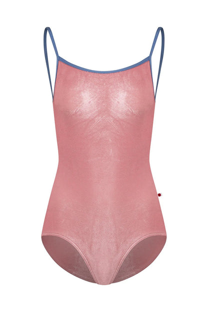 Yumiko Daniela Camisole Leotard - Pink Velvet - THE COLLECTIVE DANCEWEARYumiko Daniela Camisole Leotard - Pink VelvetmLeotardTHE COLLECTIVE DANCEWEAR