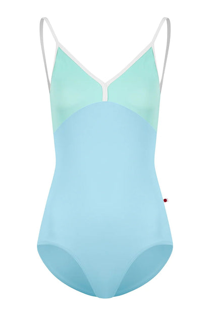Yumiko Daria Camisole Leotard - Pool & Frozen Blue - Collective DancewearYumiko Daria Camisole Leotard - Pool & Frozen Blue#mLeotardCollective Dancewear