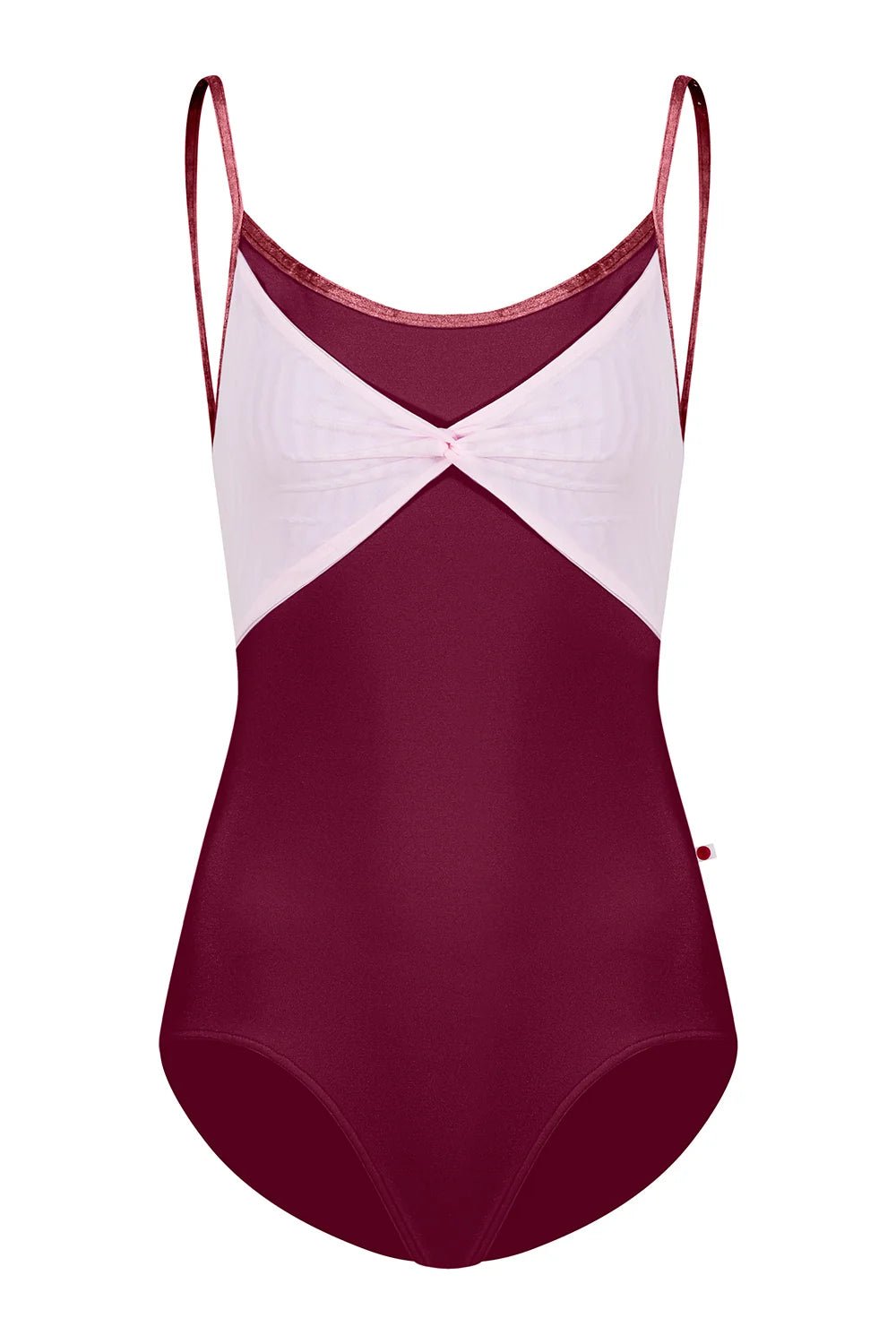 Yumiko Kathy Camisole Leotard - Burgundy & Rose - Collective DancewearYumiko Kathy Camisole Leotard - Burgundy & Rose#mLeotardCollective Dancewear