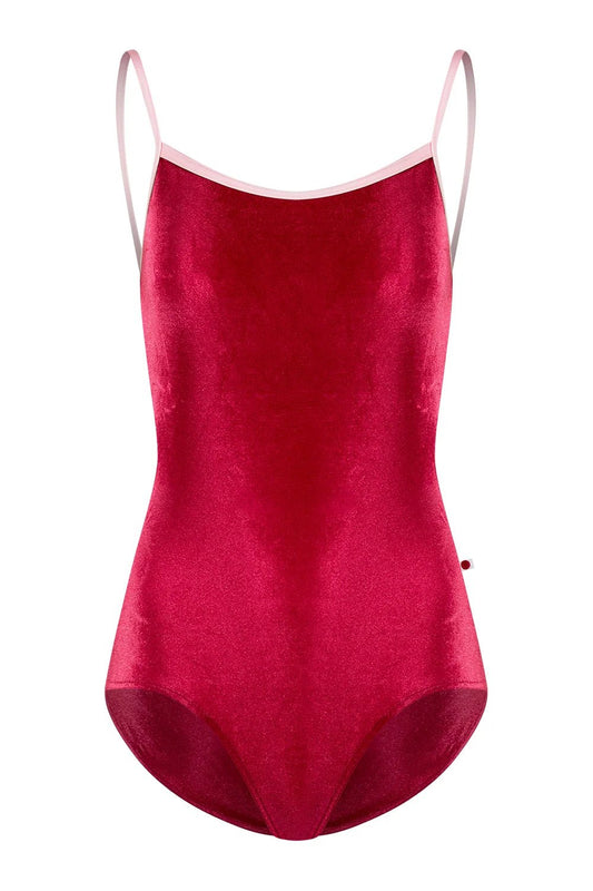 Yumiko Kiki Camisole Leotard - Cerise and Rose - Collective DancewearYumiko Kiki Camisole Leotard - Cerise and RosemLeotardCollective Dancewear