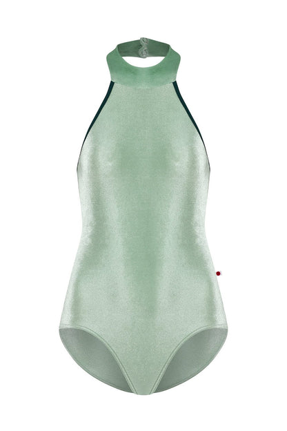 Yumiko Sarah Halter Neck Leotard - Meadow Green - THE COLLECTIVE DANCEWEARYumiko Sarah Halter Neck Leotard - Meadow GreenmLeotardTHE COLLECTIVE DANCEWEAR