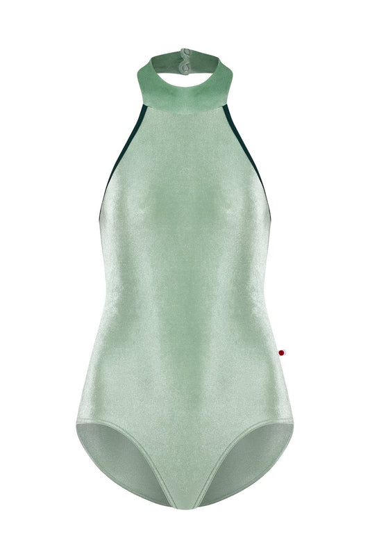 Yumiko Sarah Halter Neck Leotard - Meadow Green - THE COLLECTIVE DANCEWEARYumiko Sarah Halter Neck Leotard - Meadow GreenmLeotardTHE COLLECTIVE DANCEWEAR