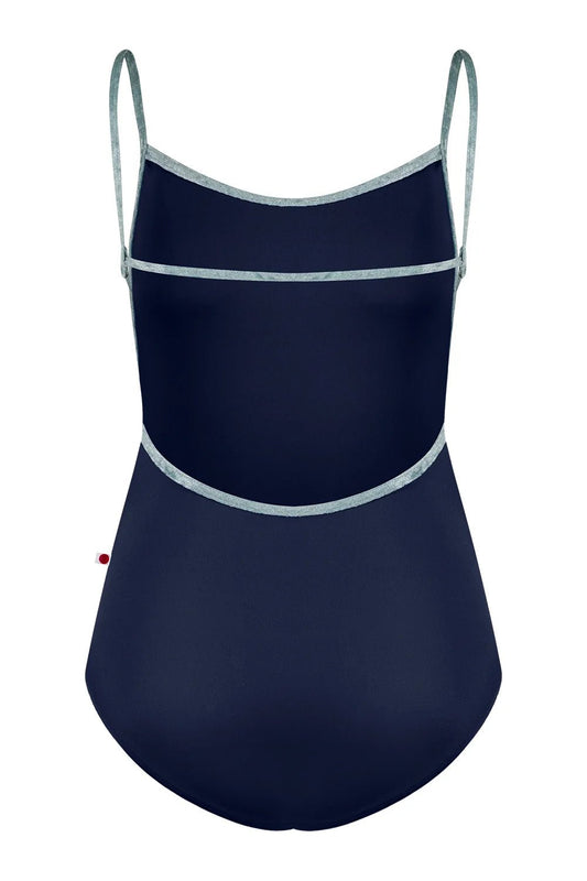 Yumiko Tamara Camisole Leotard - Dark Blue and Ice - Collective DancewearYumiko Tamara Camisole Leotard - Dark Blue and IcemLeotardCollective Dancewear