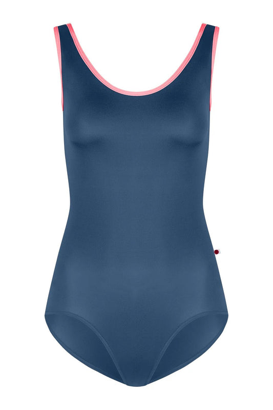 Yumiko Veronique Leotard - Storm Blue - Collective DancewearYumiko Veronique Leotard - Storm BluemLeotardCollective Dancewear