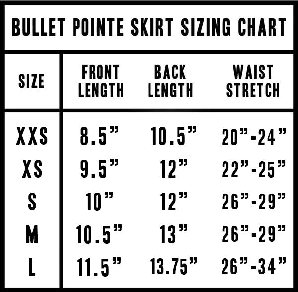 Bullet Pointe Skirt - Punch