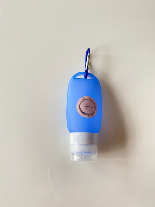 Mini Hand Sanitiser Bottle with Clasp from the collective dancewear