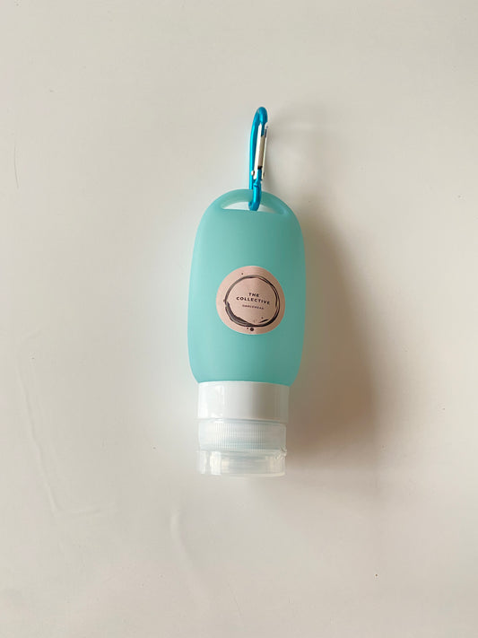Mini Hand Sanitiser Bottle with Clasp from the collective dancewear