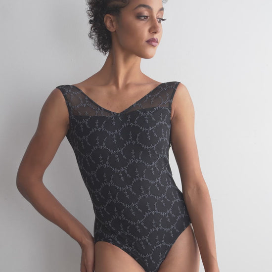 Ballet Rosa Risette in black and grey from the collective dancewear