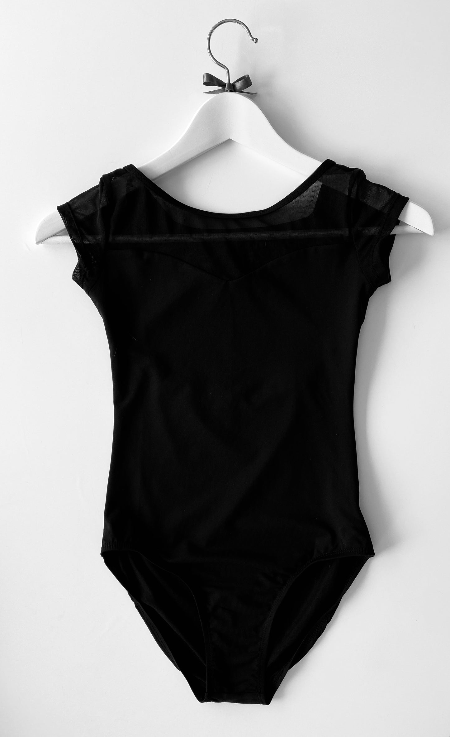 Slash Back Cap Sleeve Leotard - Black The Collective Dancewear