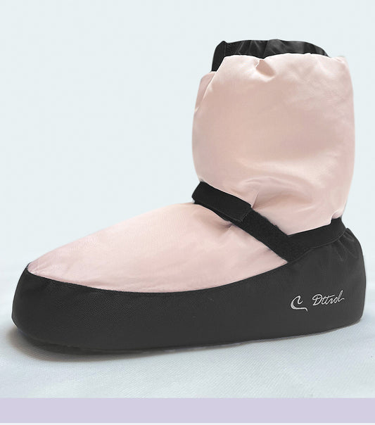 Warm-Up Bootie - Pastel Pink from The Collective Dancewear