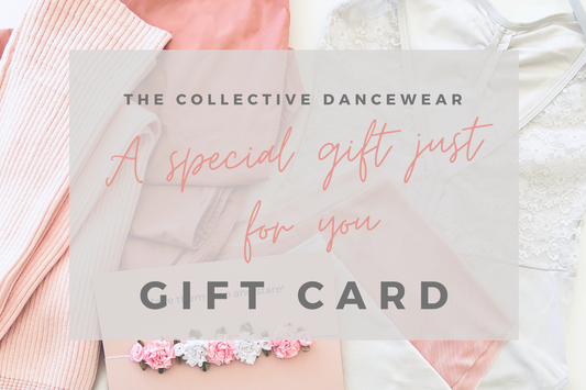 The Collective Dancewear Gift Card, gift voucher 