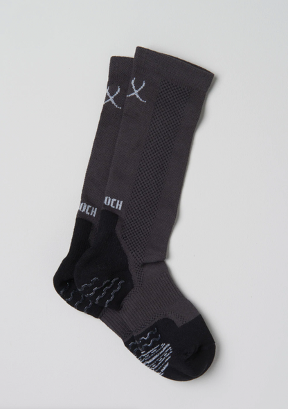 dance socks Blochsox in charcoal sold by the collective dancewear