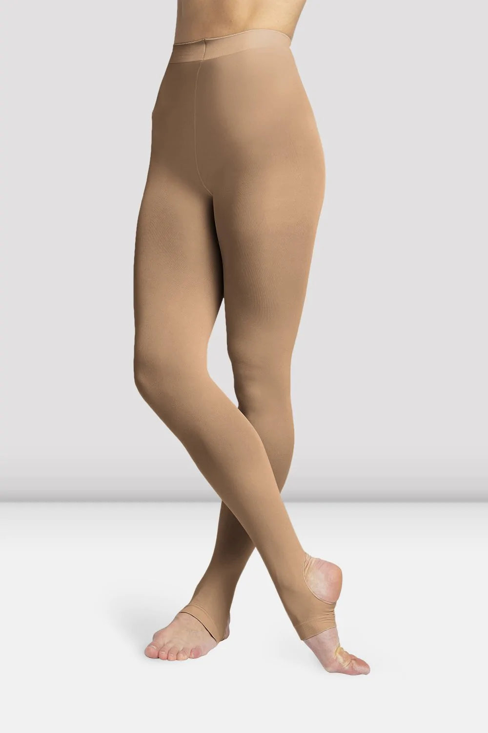 Bloch Contour Soft Stirrup Tights - Bloch Tan from the Collective Dancewear 