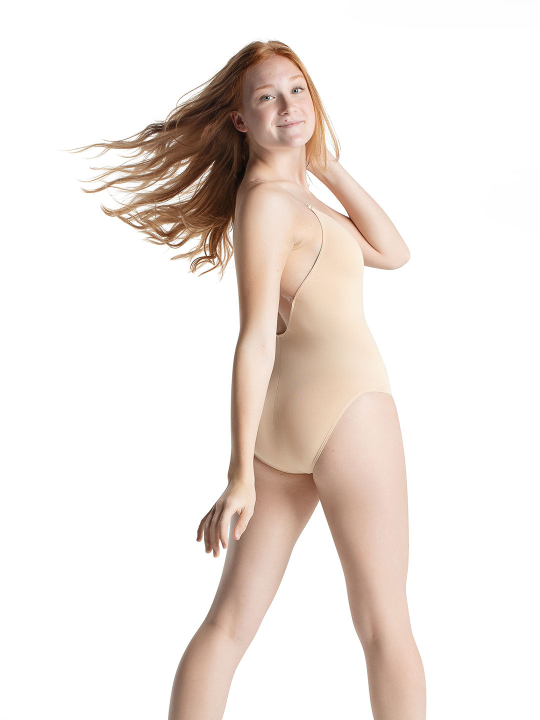 Capezio Camisole Leotard with Clear Transition Straps From The Collective Dancewear