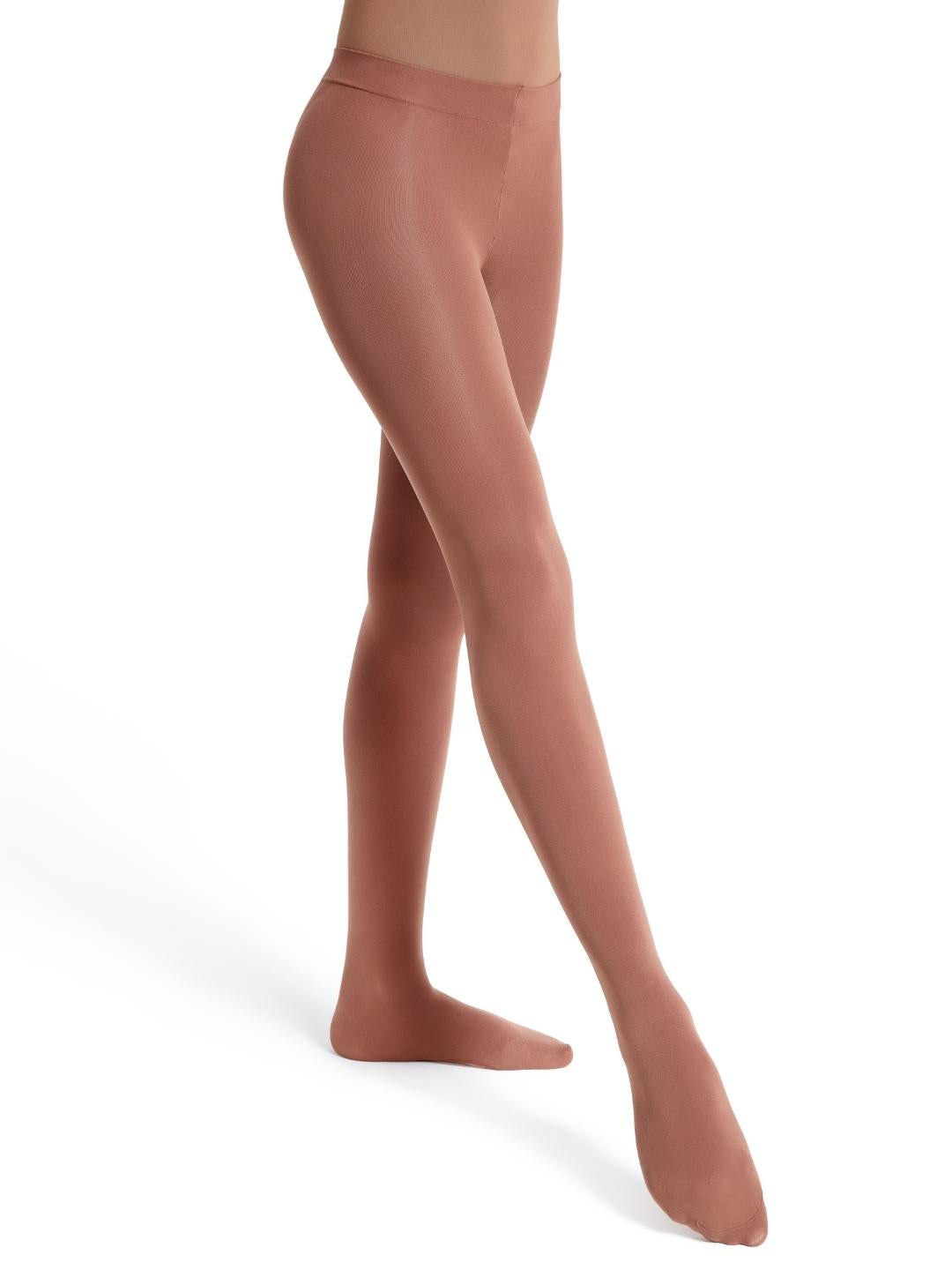 Capezio transition Convertible unisex tights Chestnut brown from The Collective Dancewear