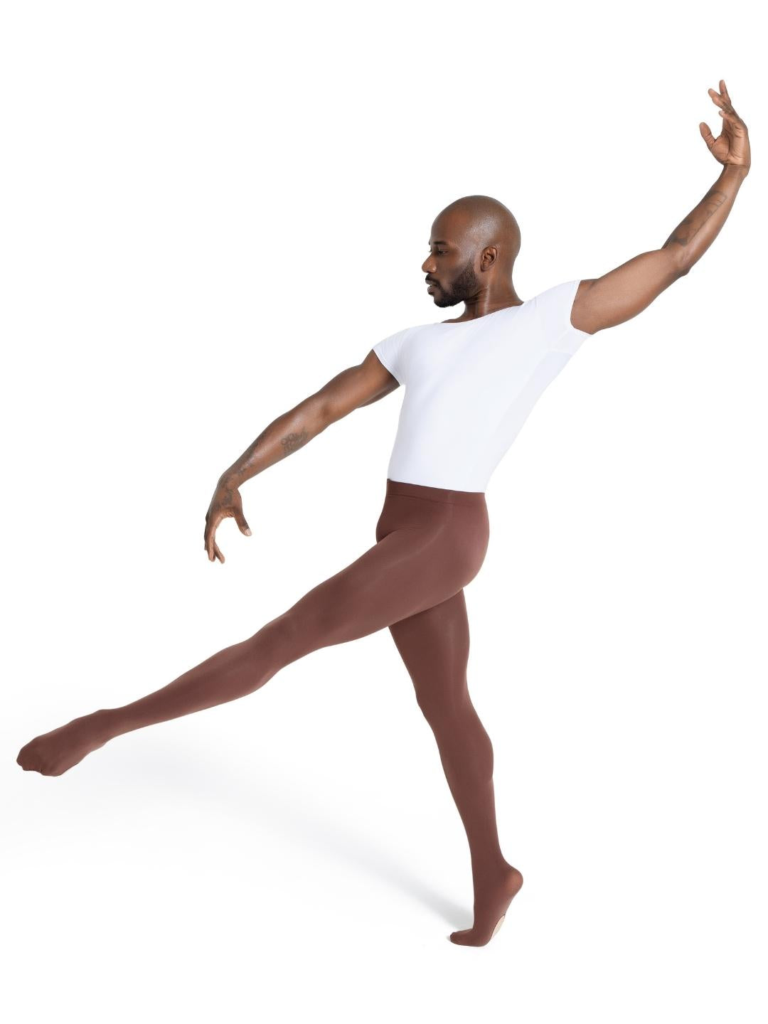 Capezio transition Convertible unisex tights Java from The Collective Dancewear