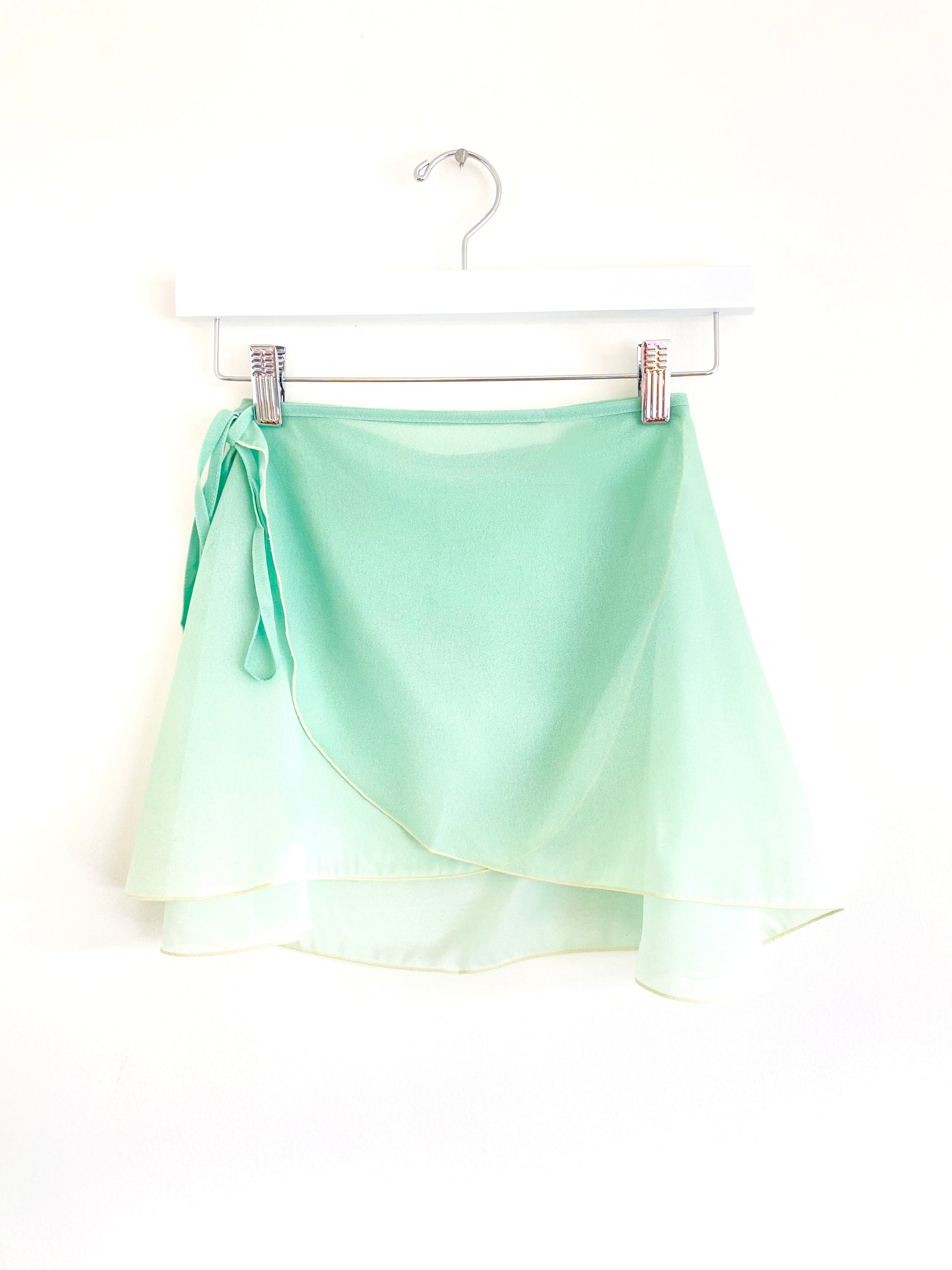 Ombre wrap ballet skirt Mint from The Collective Dancewear