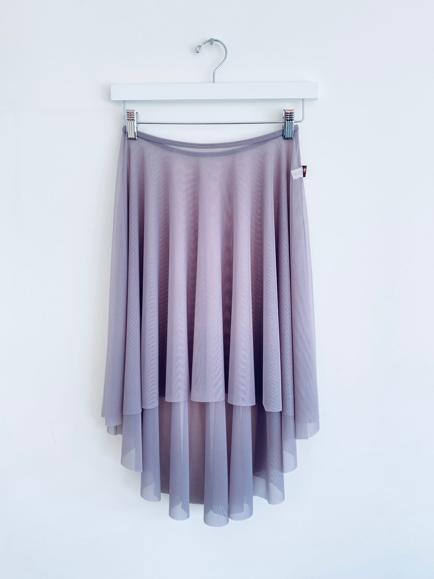 Long ballet practice skirt in Dusky Purple from The Collective Dancewear