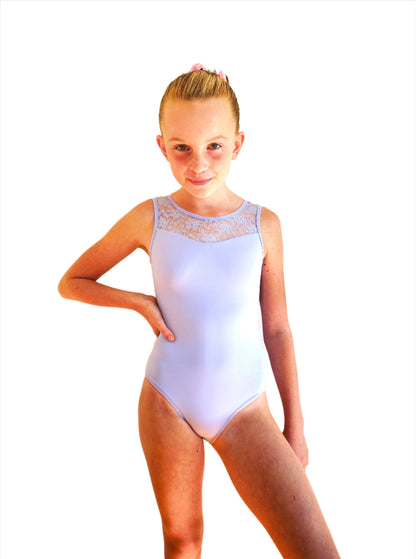Tank leotard in lilac from The Collective Dancewear from the Kids Collection