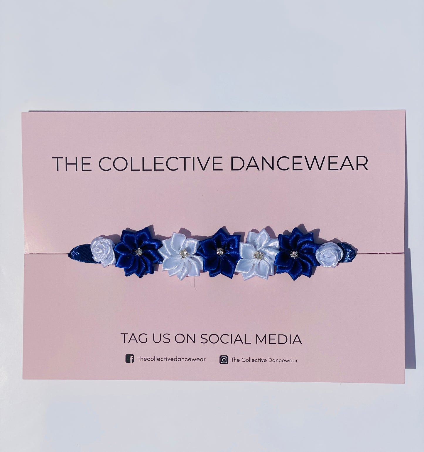 Hand made Bun wrap in cornflower blue from The Collective Dancewear