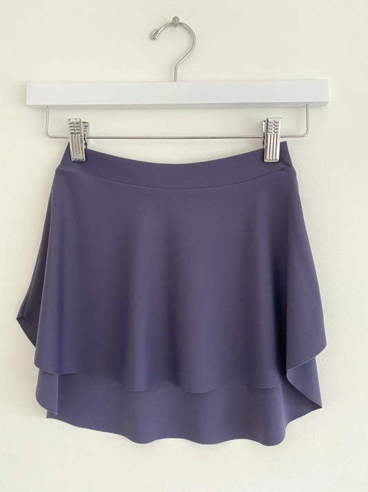 Ballet skirt in the famous SAB style in Plum from The Collective Dancewear