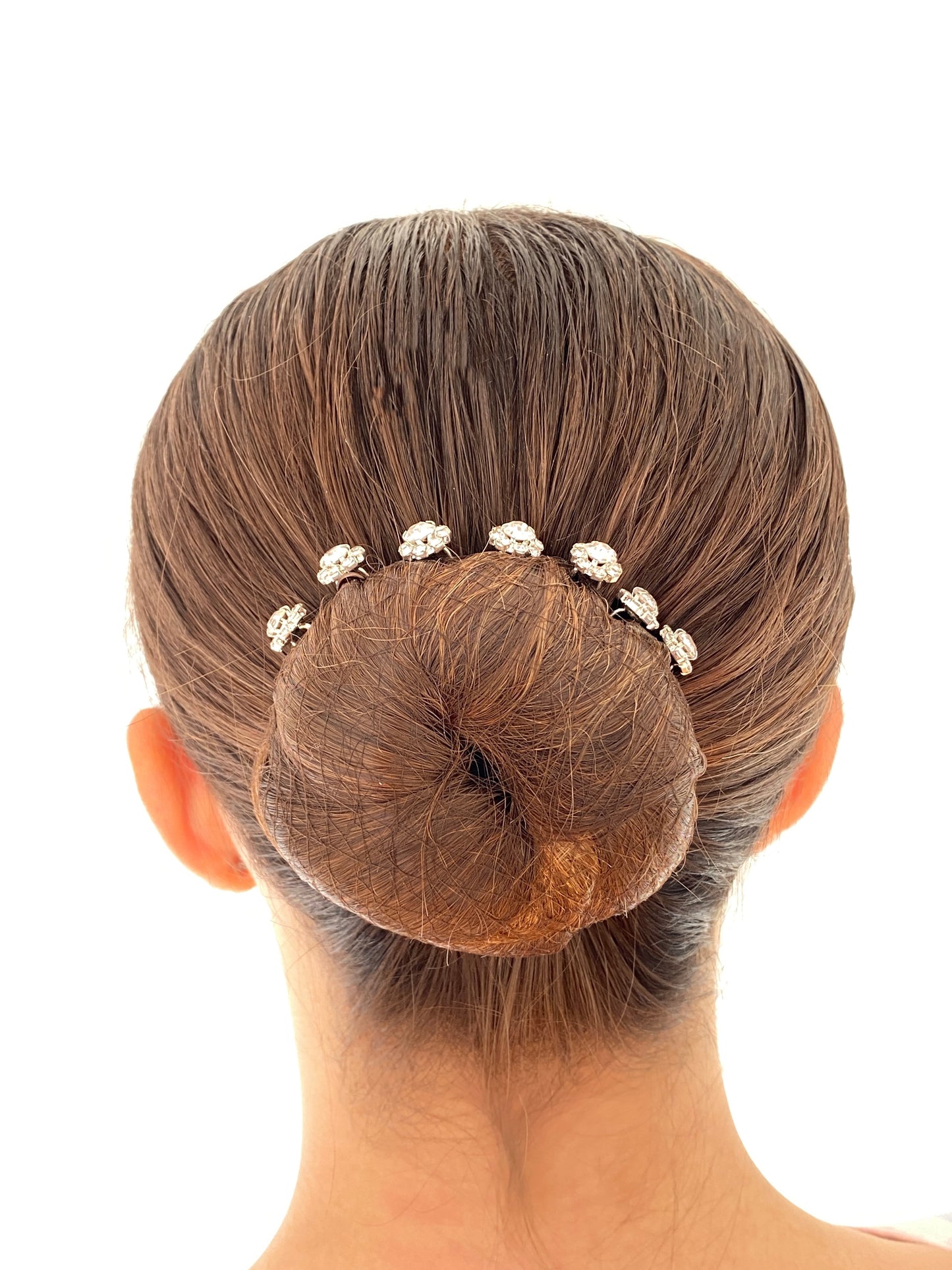 Crystal hairpins for hairdos. Ballet bun, weddings, updos from The Collective Dancewear