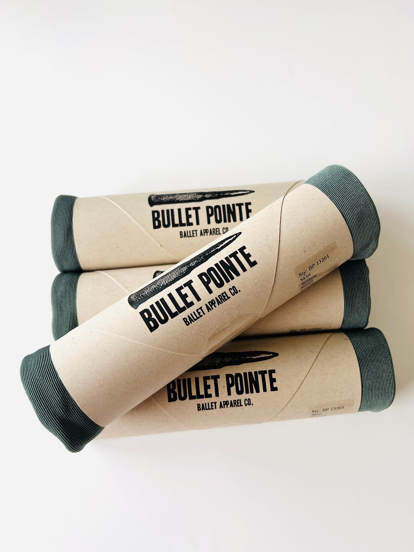 Bullet Pointe ballet SAB Skirt in Willow Green Willow Olive from the collective dancewear